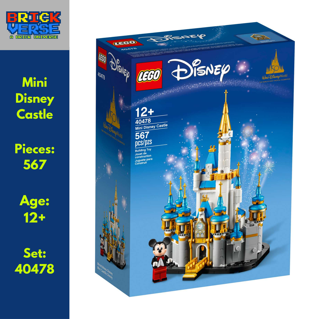 PREORDER - Mini Disney Castle (40478) - Disney™ - 567 Pieces