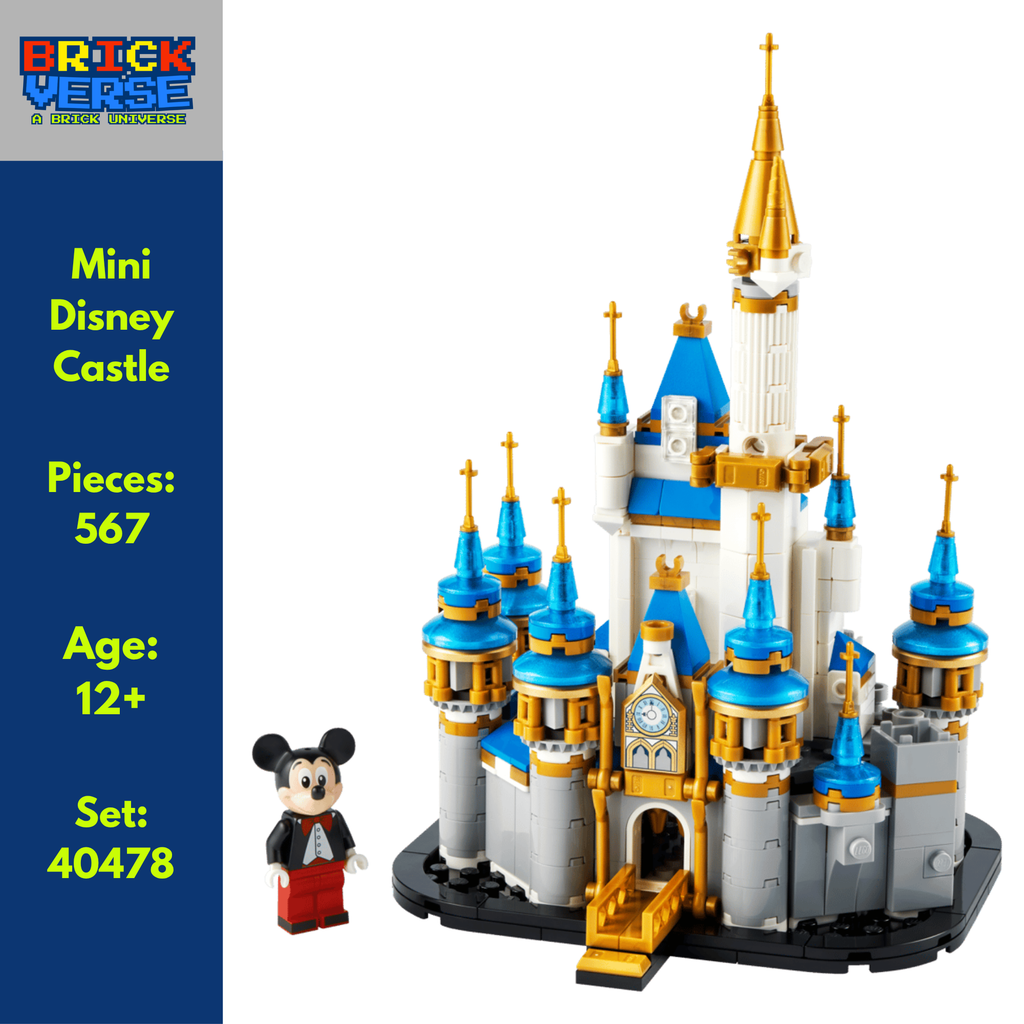PREORDER - Mini Disney Castle (40478) - Disney™ - 567 Pieces