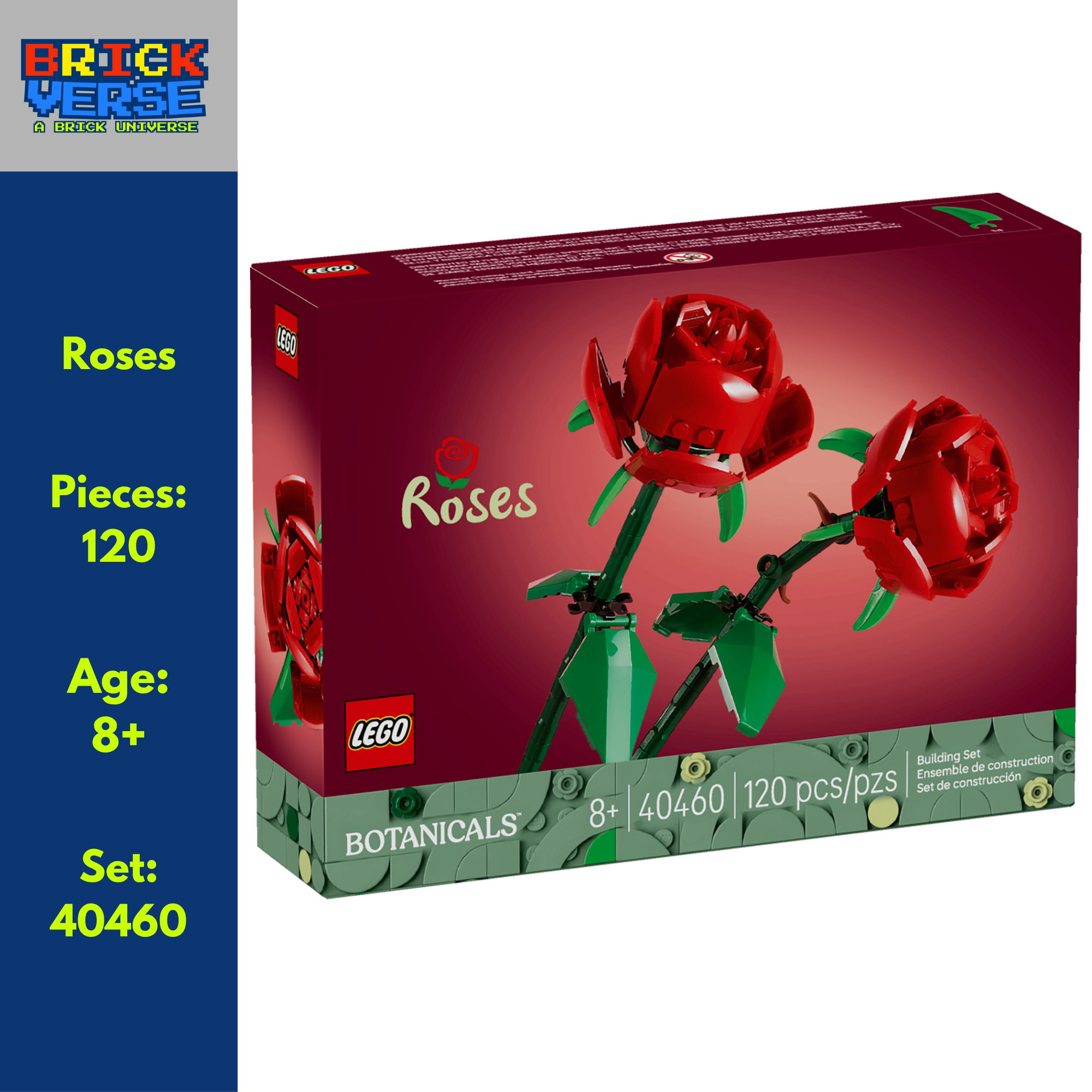 PREORDER - Roses (40460) - Botanicals - 120 Pieces