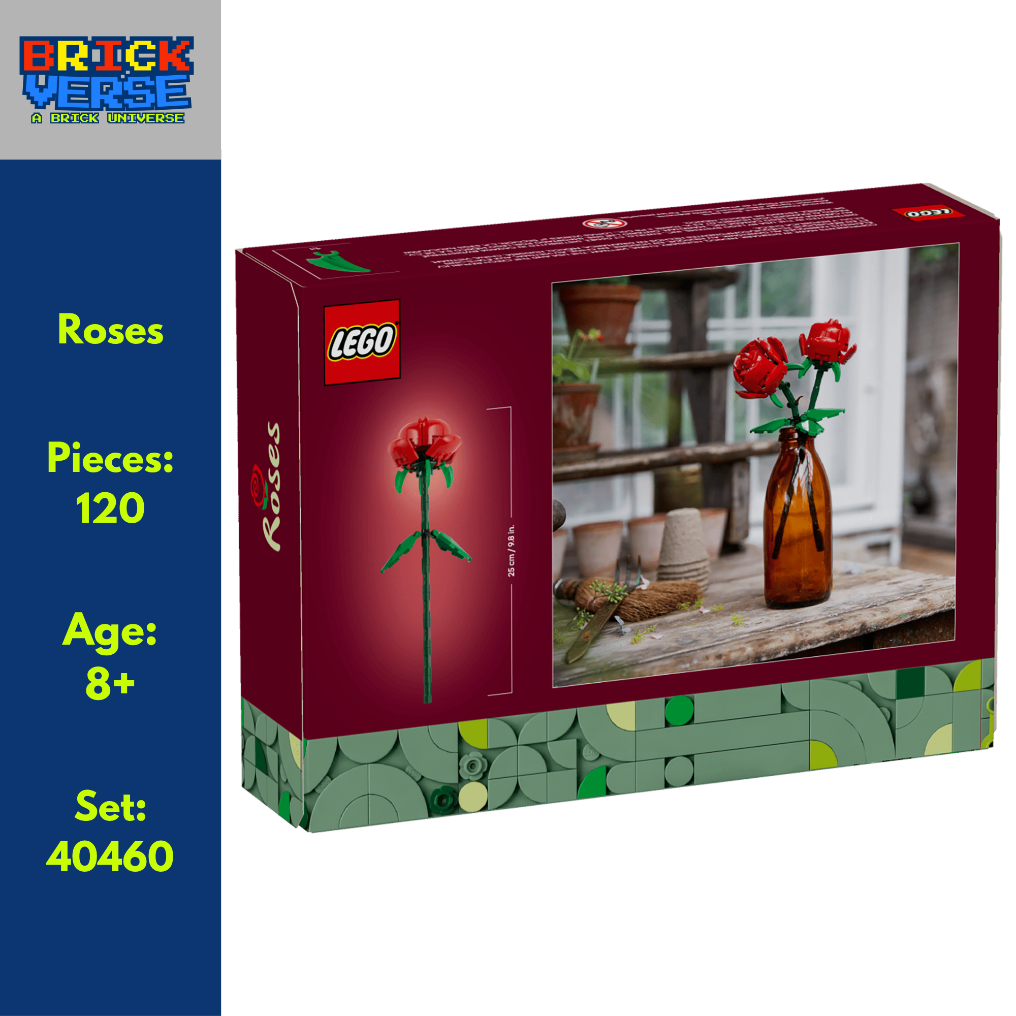 PREORDER - Roses (40460) - Botanicals - 120 Pieces
