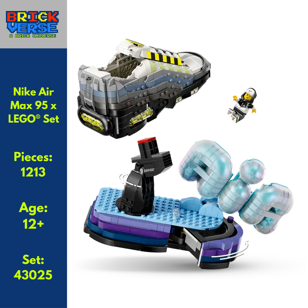 PREORDER - Nike Air Max 95 x LEGO® Set (43025) - LEGO® Nike Sets - 1213 Pieces