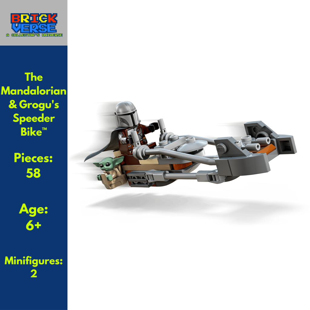 The Mandalorian & Grogu's Speeder Bike™ (75436) - Star Wars™ - 58 Pieces