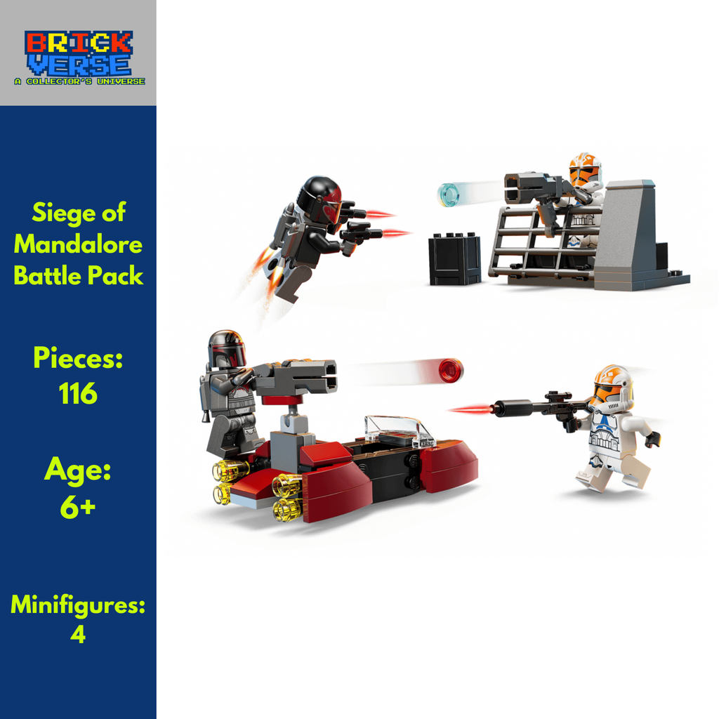 Siege of Mandalore Battle Pack (75449) - Star Wars™ - 116 Pieces