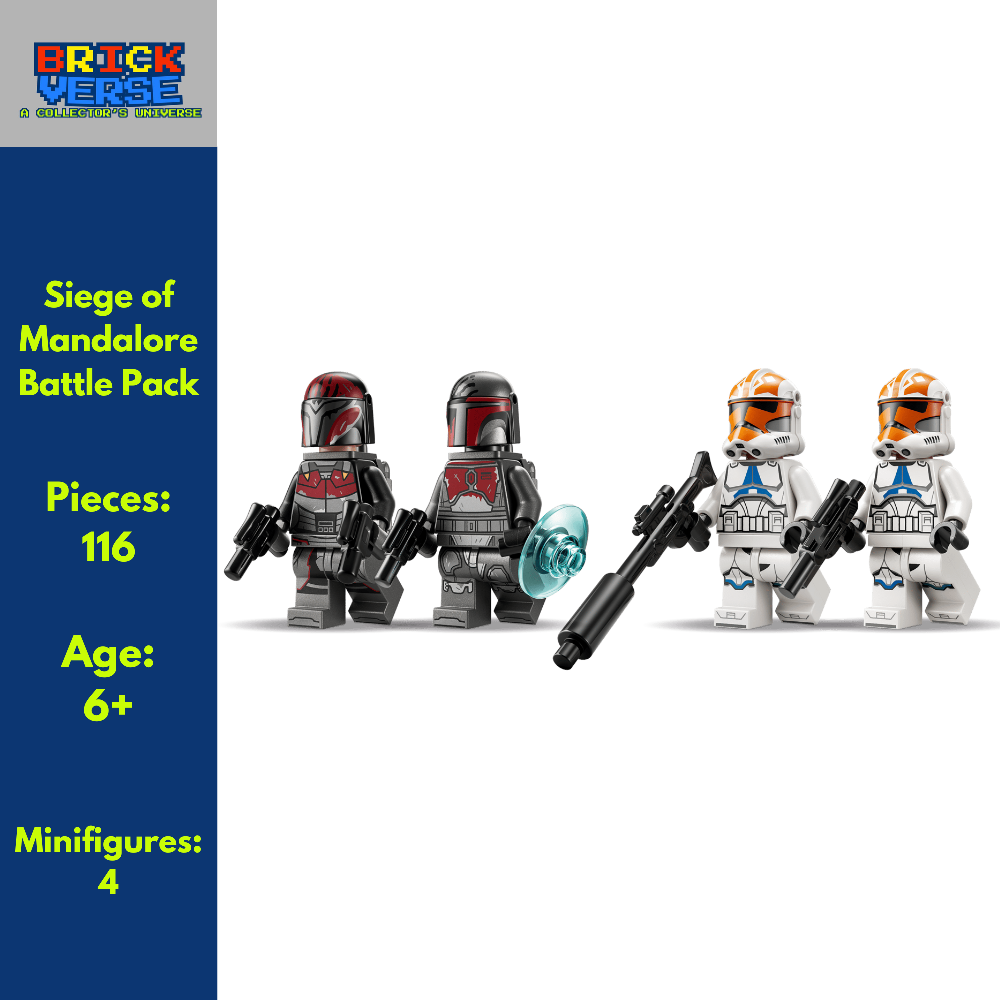 Siege of Mandalore Battle Pack (75449) - Star Wars™ - 116 Pieces