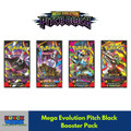 Mega Evolution Pitch Black Booster Pack - 10 Additional Game Cards