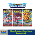 Mega Evolution Chaos Rising Booster Pack - 10 Additional Game Cards
