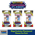 Mega Evolution Phantasmal Flames Fun Pack - 3 Additional Game Cards
