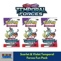 Scarlet & Violet Temporal Forces Fun Pack - 3 Additional Game Cards