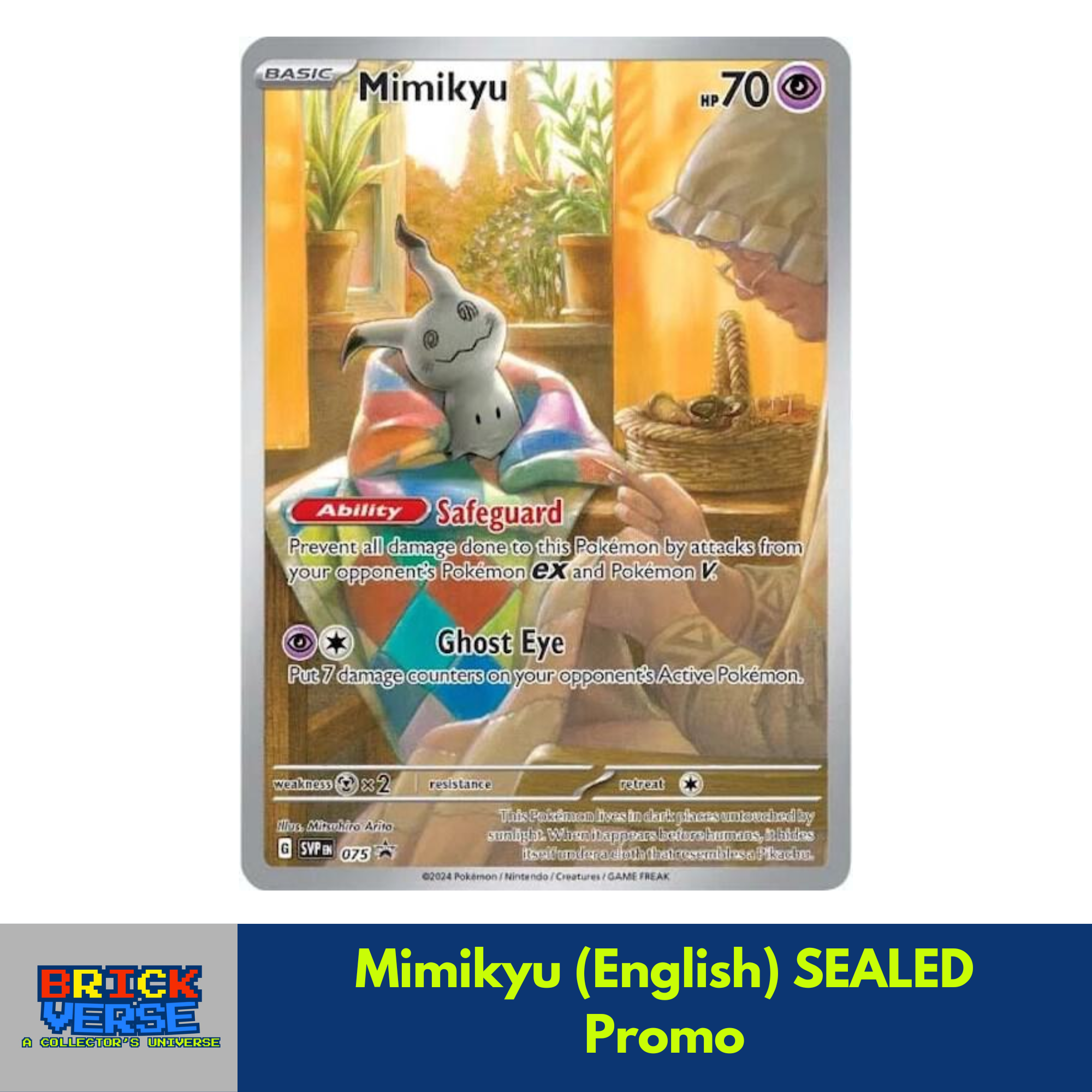 Mimikyu (English) Scarlet & Violet Promo - Paldean Fates - 075 - Sealed