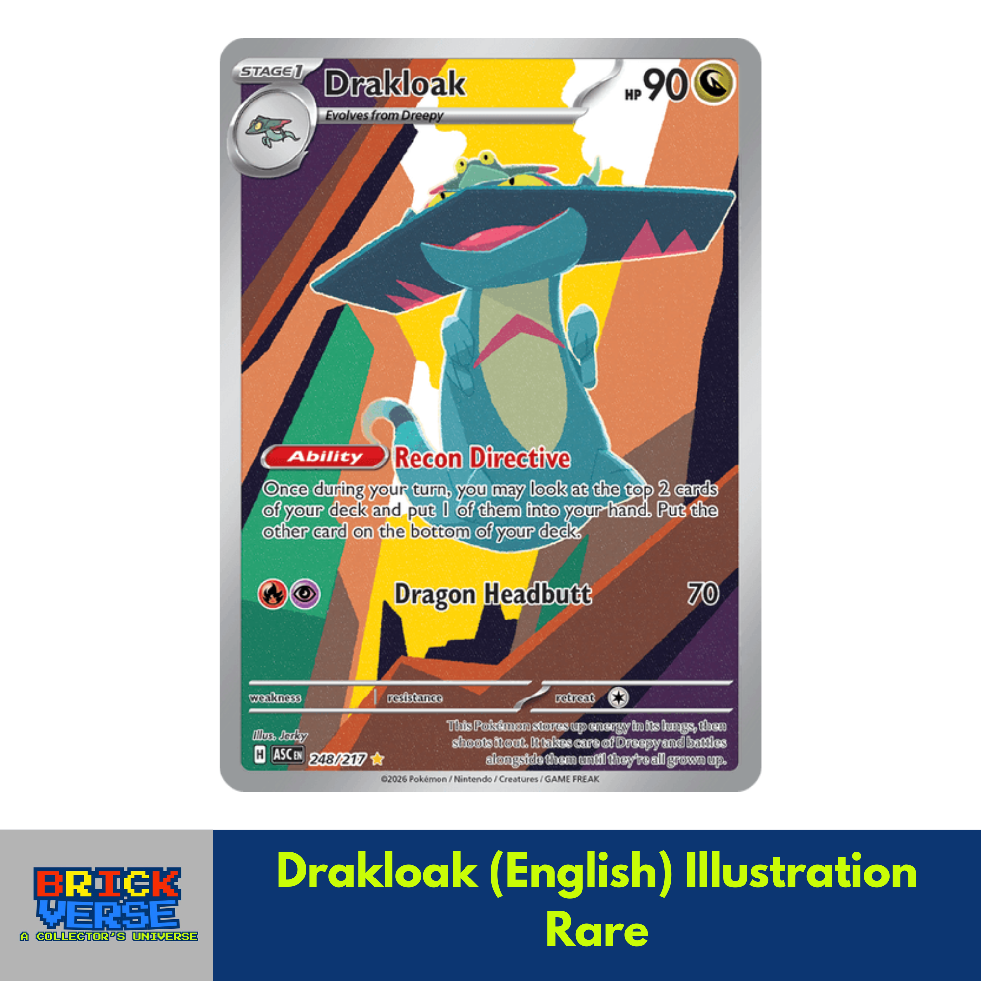 Drakloak (English) Illustration Rare (IR) - Ascended Heroes - 248/217