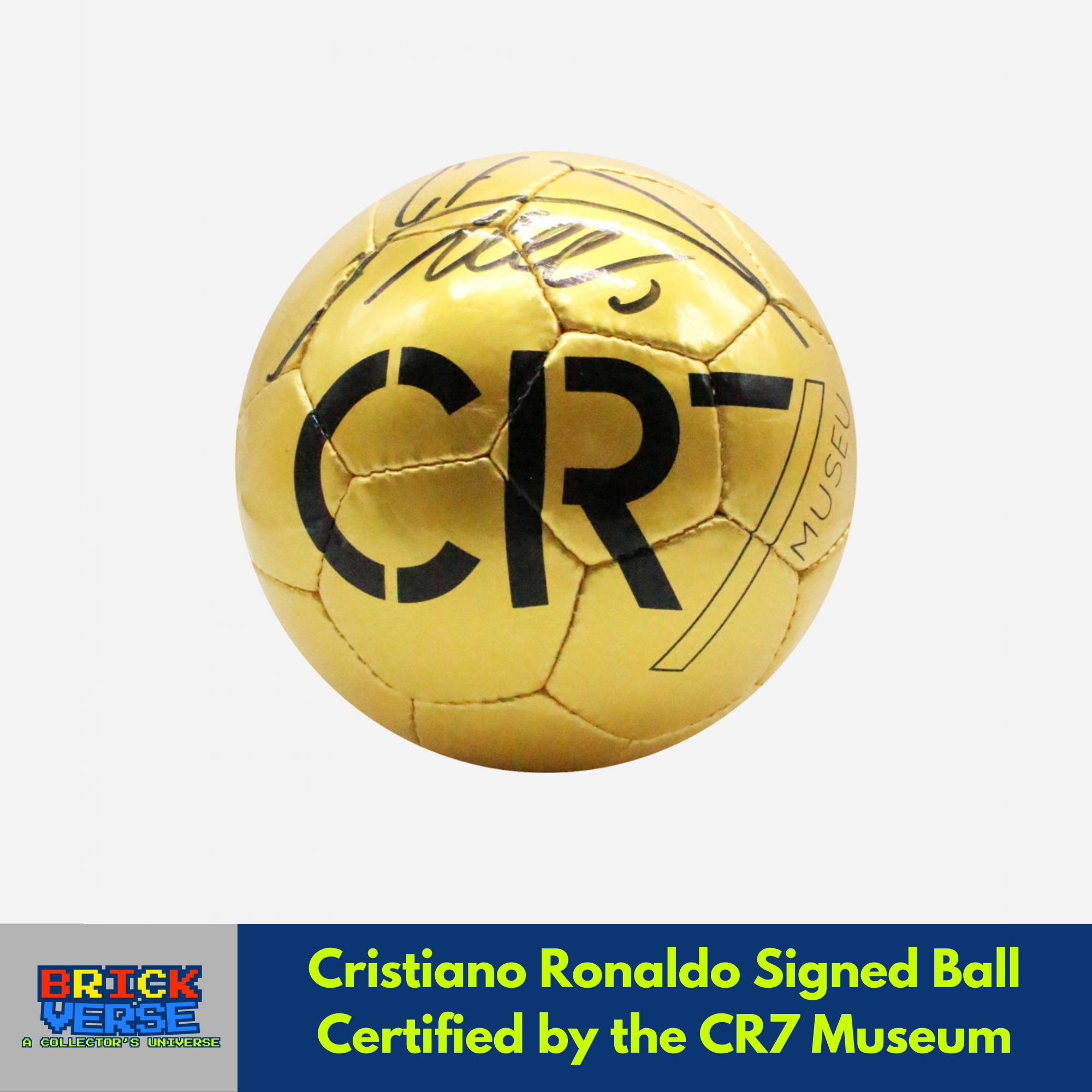Cristiano Ronaldo Signed Ball Certified by the CR7 Museum