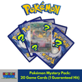 Pokémon Mystery Pack - 20 Game Cards - 1 Guaranteed Hit!