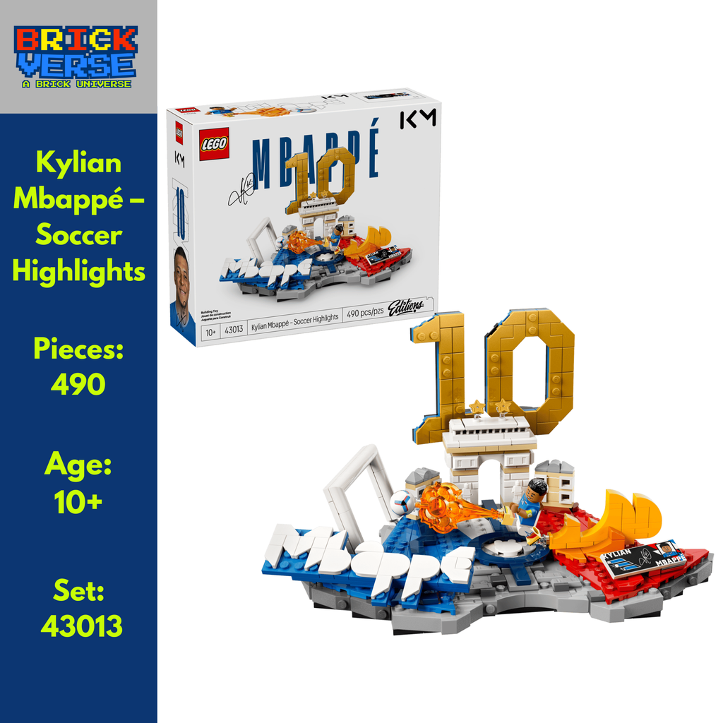 Kylian Mbappé Soccer Highlights (43013) - LEGO® Editions - 490 Pieces