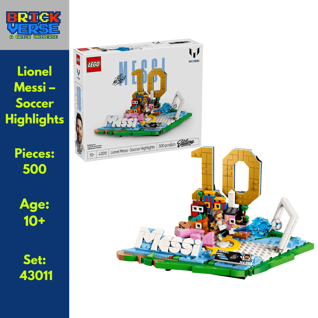 Lionel Messi Soccer Highlights (43011) - LEGO® Editions - 500 Pieces
