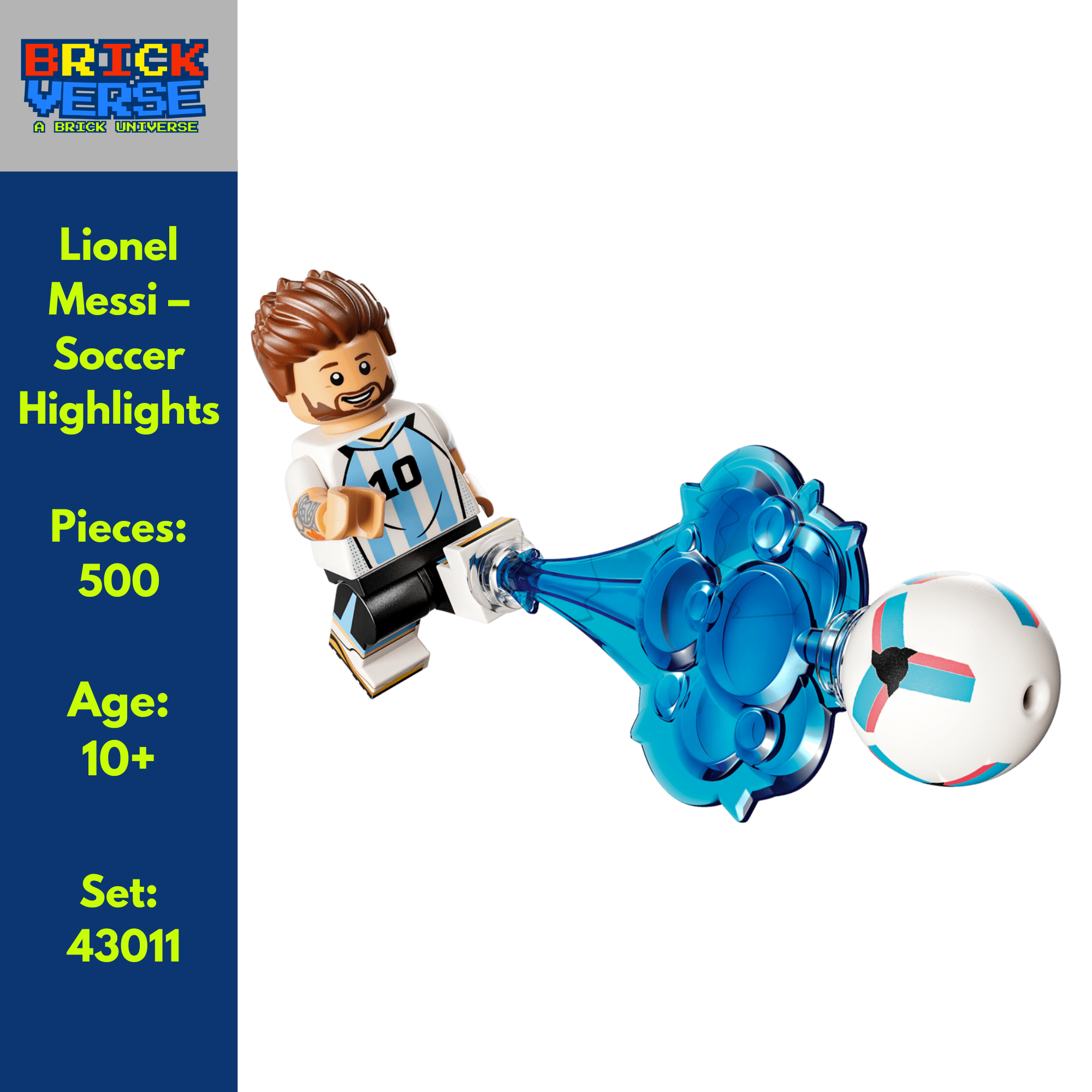 Lionel Messi Soccer Highlights (43011) - LEGO® Editions - 500 Pieces