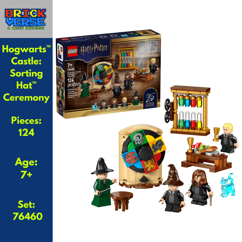 Hogwarts™ Castle: Sorting Hat™ Ceremony (76460) - Harry Potter™ - 124 Pieces