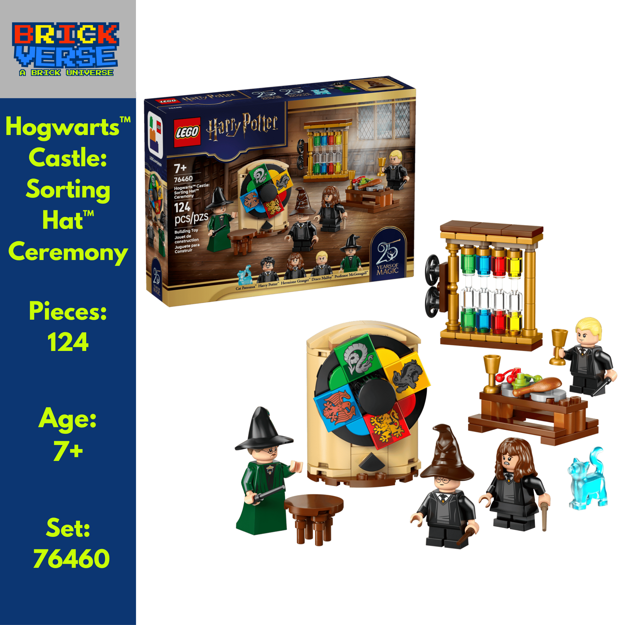 Hogwarts™ Castle: Sorting Hat™ Ceremony (76460) - Harry Potter™ - 124 Pieces