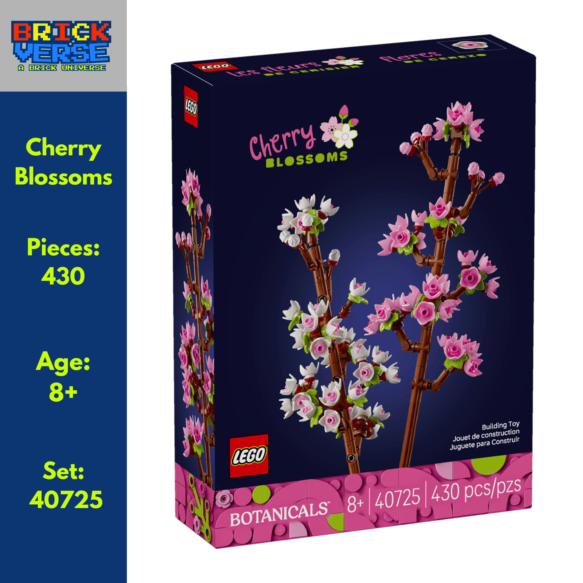 Cherry Blossoms (40725) - Botanicals - 430 Pieces