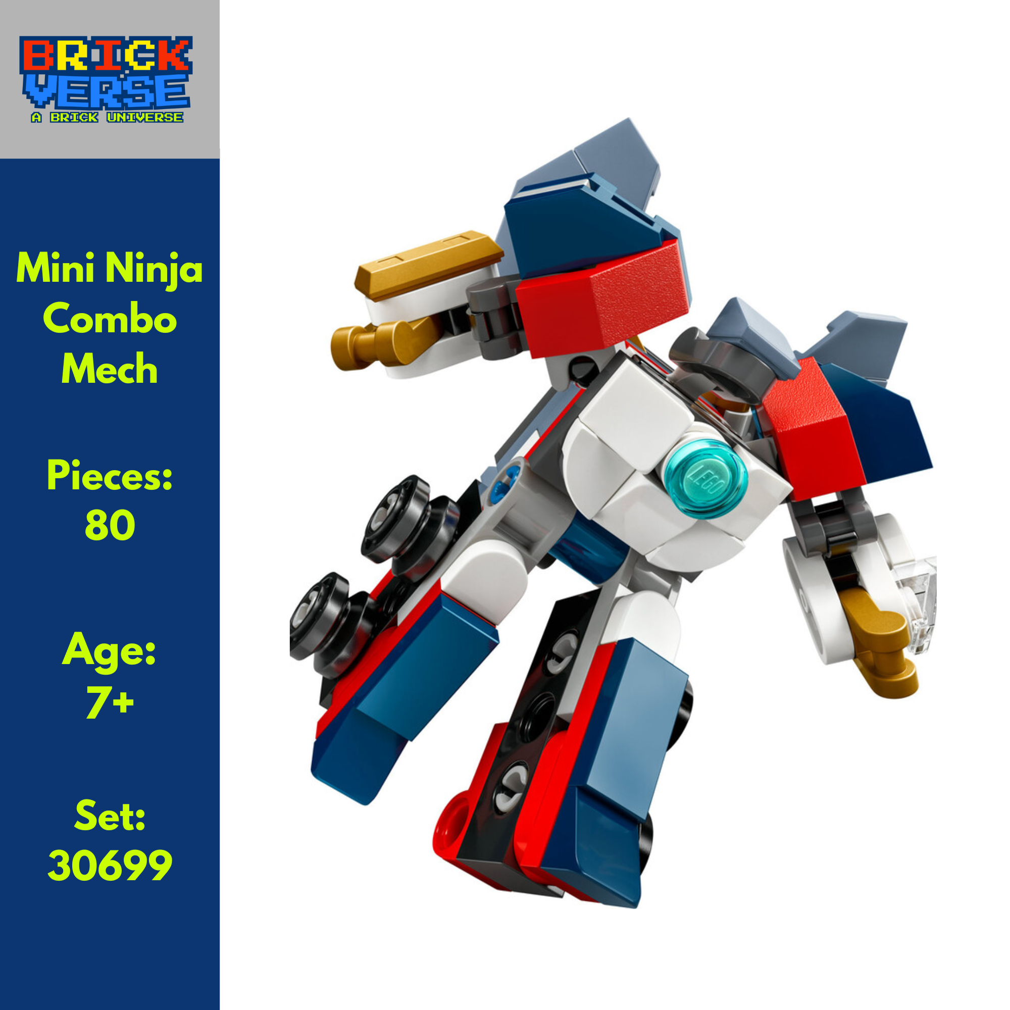 Mini Ninja Combo Mech (30699) - NINJAGO® - 80 Pieces