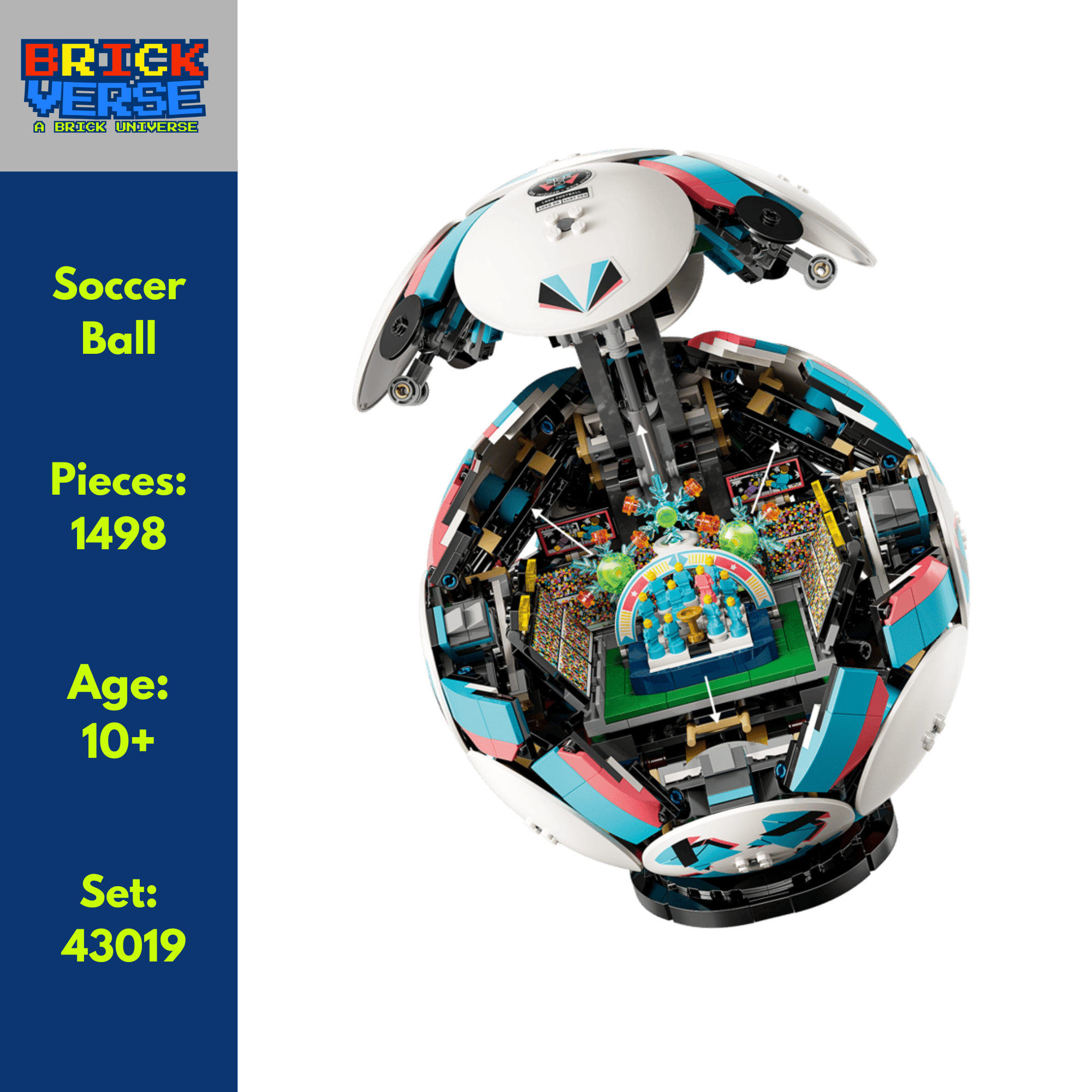 PREORDER - Soccer Ball (43019) - LEGO® Editions - 1498 Pieces
