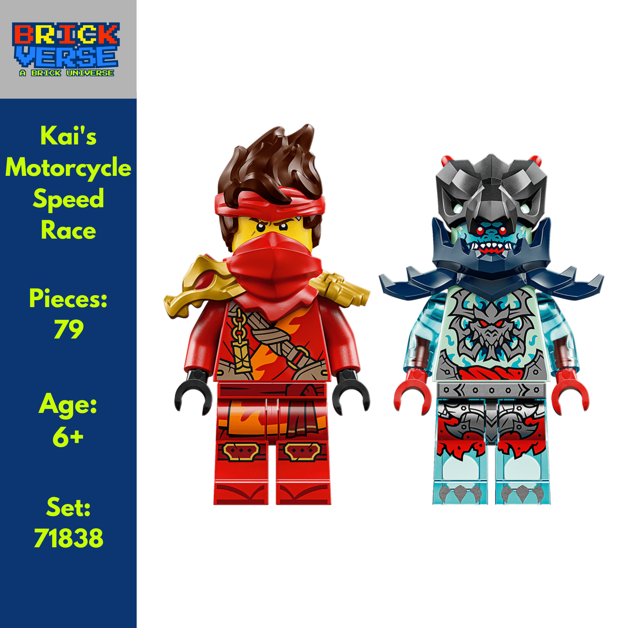 Kai's Motorcycle Speed Race (71838) - NINJAGO® - 79 Pieces