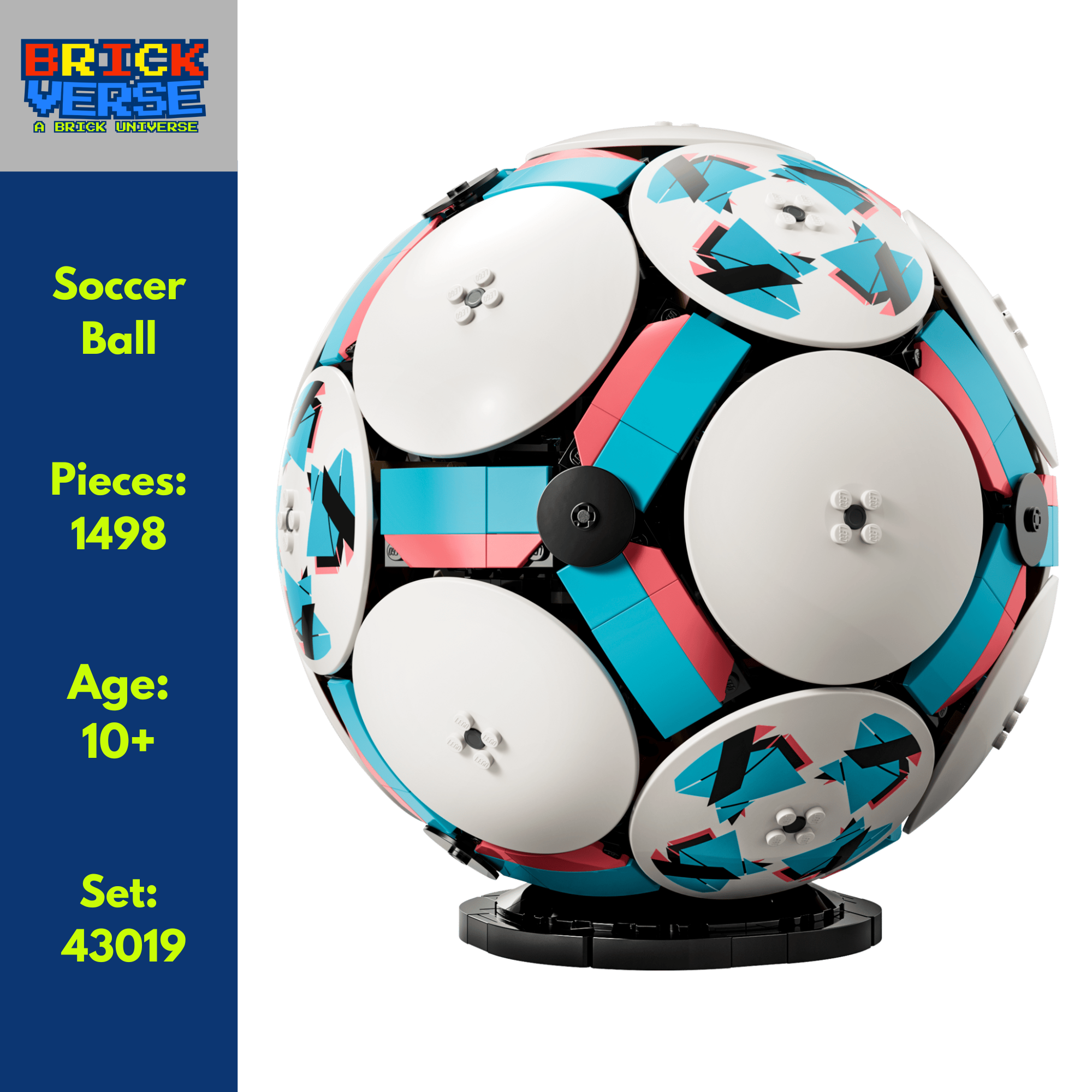 PREORDER - Soccer Ball (43019) - LEGO® Editions - 1498 Pieces