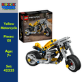 Yellow Motorcycle (42225) - Technic™ - 151 Pieces