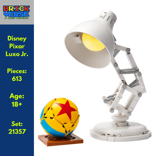 Disney Pixar Luxo Jr. (21357) - Ideas - 613 Pieces