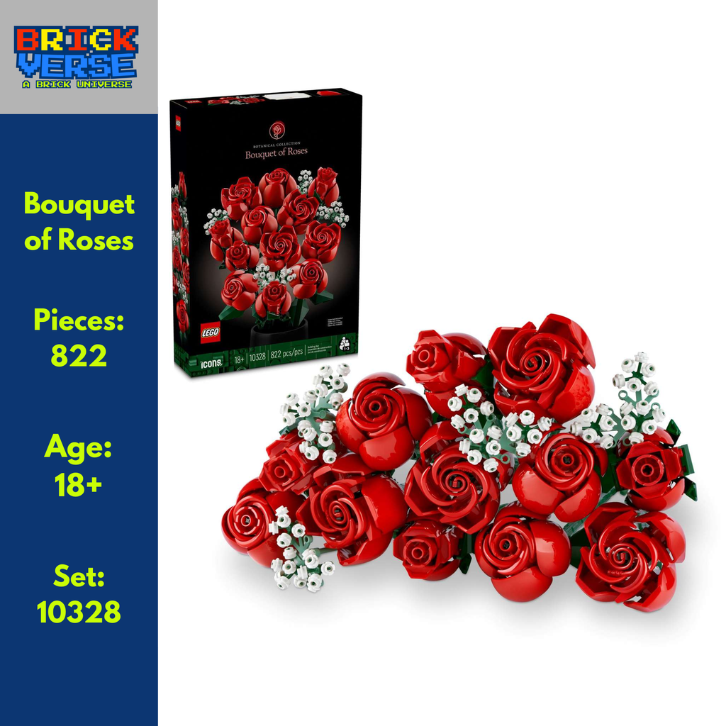 Bouquet of Roses (10328) - Botanicals - 822 Pieces