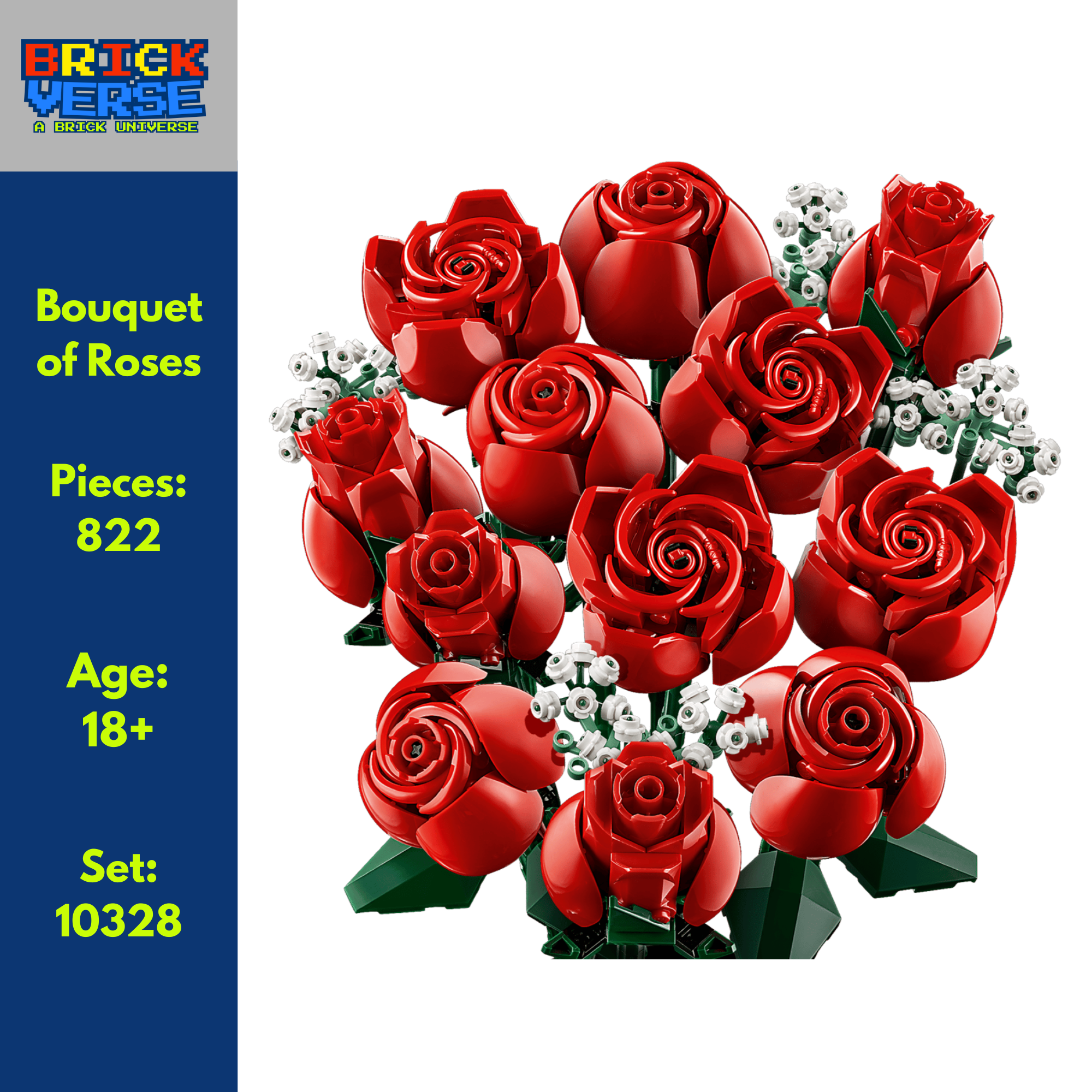 Bouquet of Roses (10328) - Botanicals - 822 Pieces