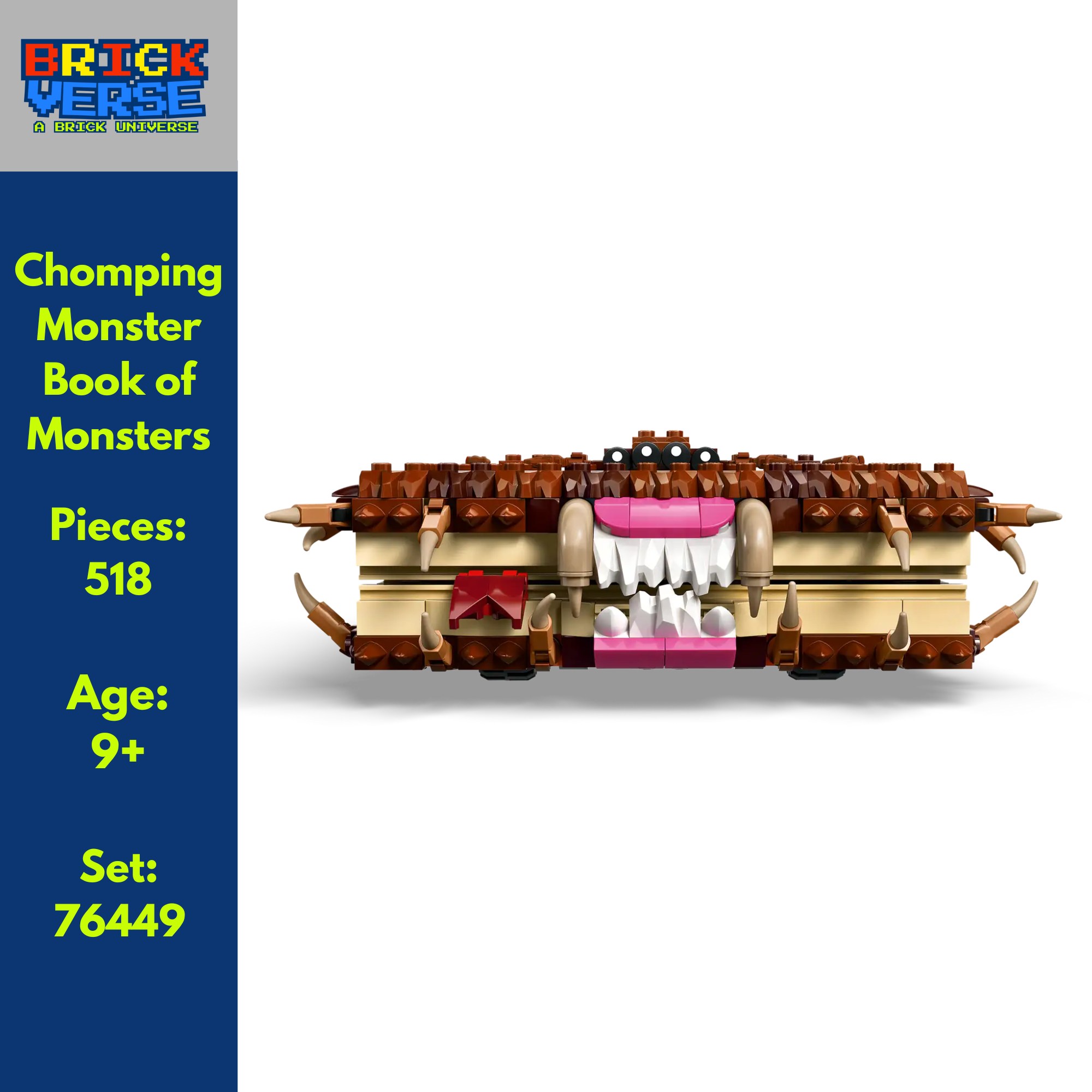 Chomping Monster Book of Monsters (76449) - Harry Potter™ - 518 Pieces