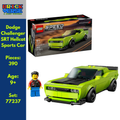 Dodge Challenger SRT Hellcat Sports Car (77237) - Speed Champions - 390 Pieces