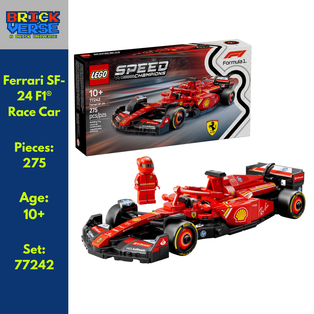 Ferrari SF-24 F1® Race Car (77242) - Speed Champions - 275 Pieces