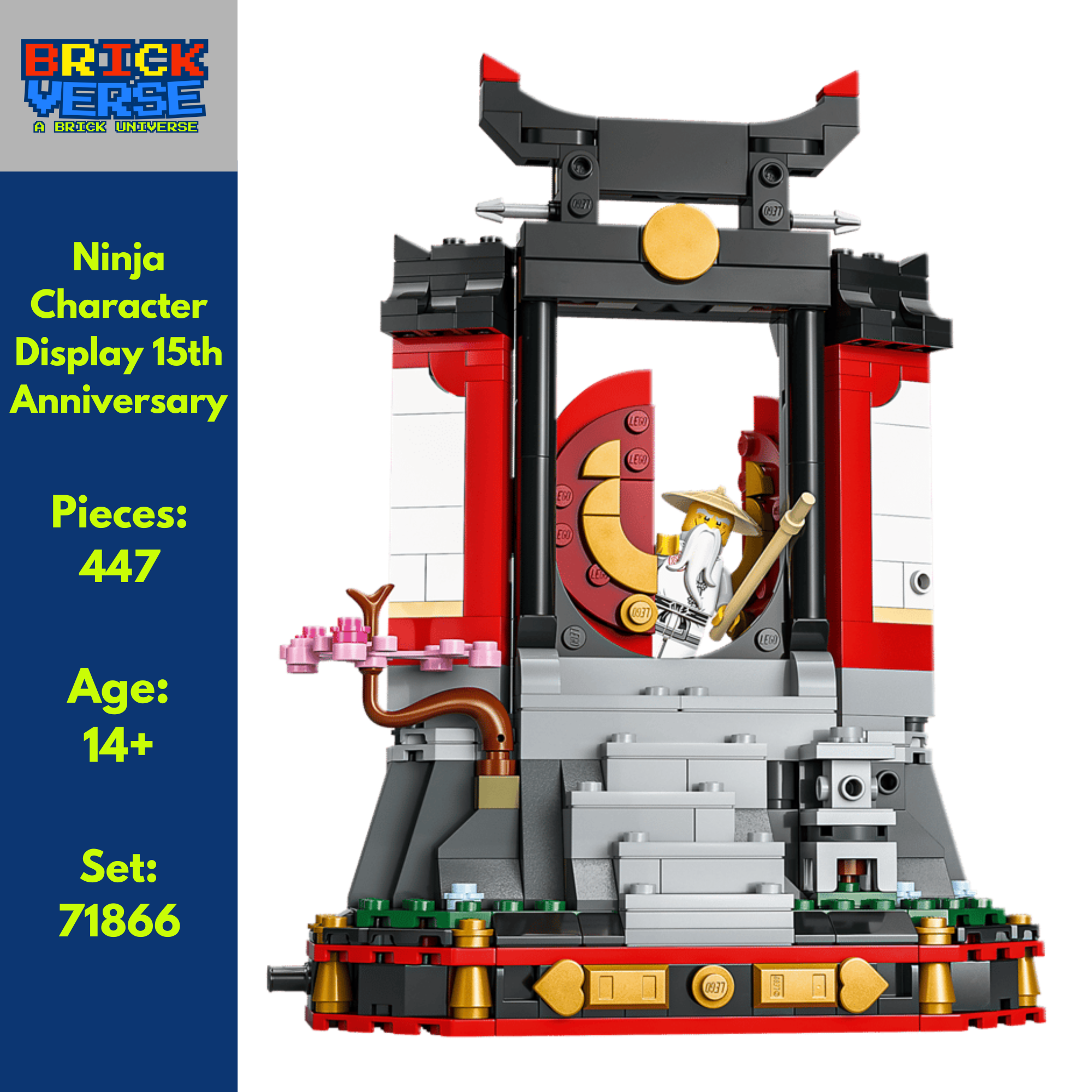 Ninja Character Display 15th Anniversary (71866) - NINJAGO® - 447 Pieces