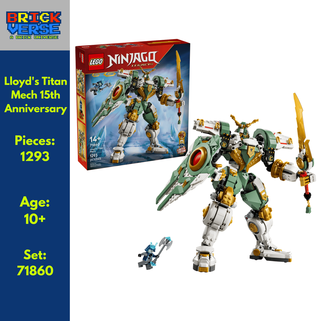 Lloyd's Titan Mech 15th Anniversary (71860) - NINJAGO® - 1293 Pieces