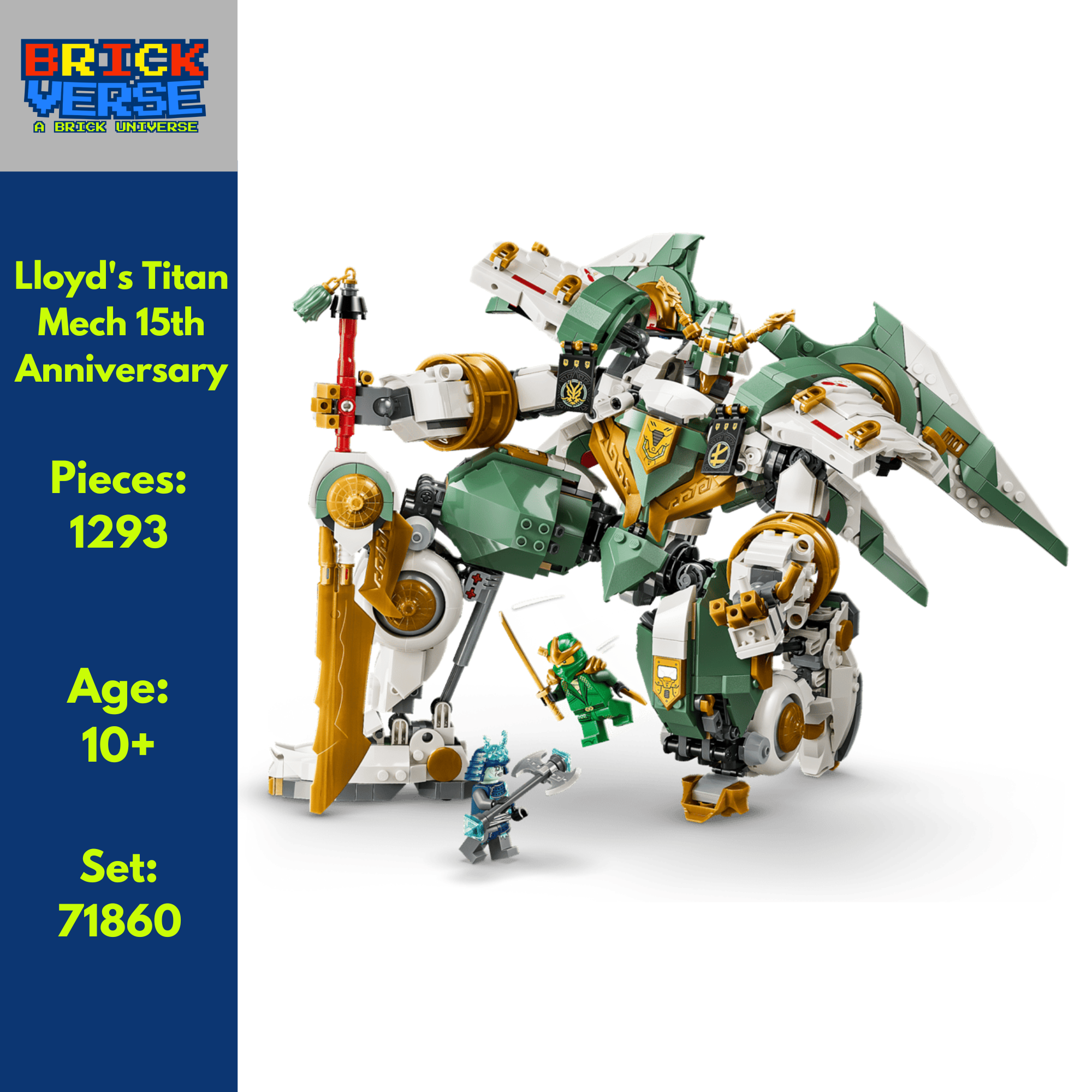 Lloyd's Titan Mech 15th Anniversary (71860) - NINJAGO® - 1293 Pieces