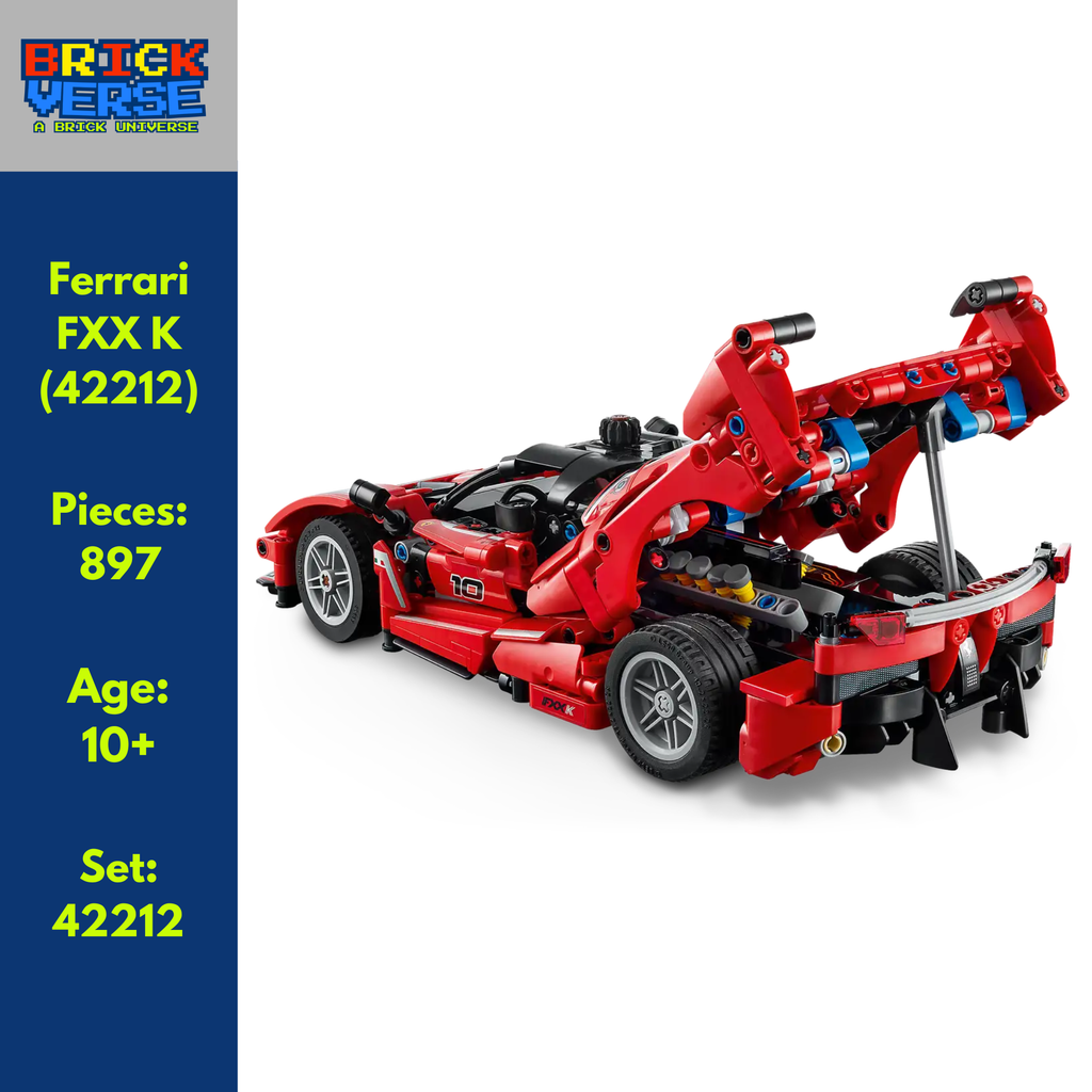 Ferrari FXX K (42212) - Technic™ - 897 Pieces